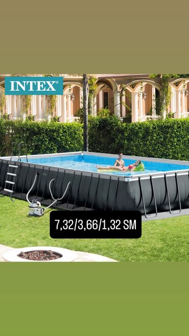 Hovuzlar: Yeni Karkas Hovuz Intex, ≥ 10.1 m, ≥ 5001 l — 2