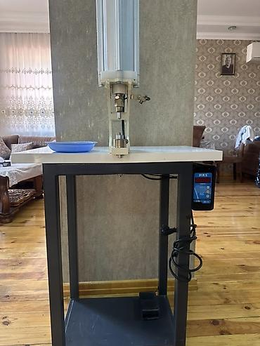 mini generator: Pnevmatik dozajlama və kapsul/şaquli presləşdirmə aparatı - Tətbiq — 1