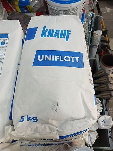 Шпаклёвка KNAUF Uniflott, 5 кг - Сухая гипсовая смесь для заделки