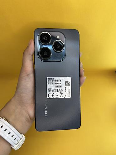 Tecno: Tecno Spark 20 Pro, Б/у, 256 ГБ, цвет - Серый, В рассрочку — 1