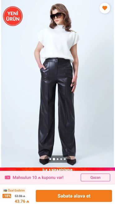 pencekler qadin ucun: Брюки, Waggon, S at lalafo.az pencekler qadin ucun: Брюки, Waggon, S