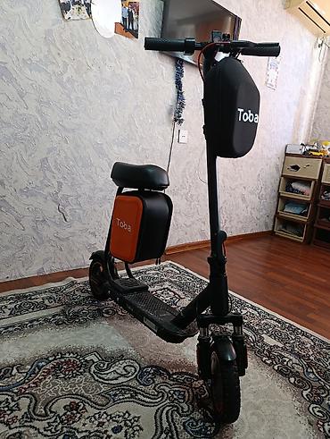 Электротранспорт: Toba elektrik skuter - Oturacaqlı dizayn: Rahat, çıxarıla bilən — 1