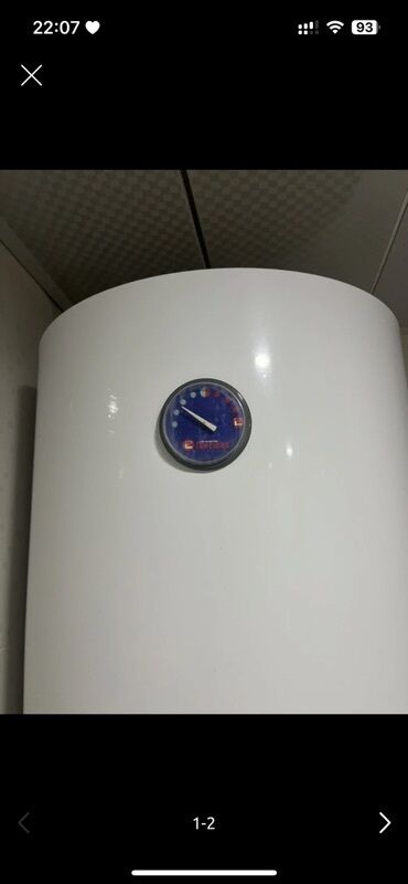 Elektrikli qızdırıcılar və radiatorlar: Thermex Bio-Glasslined su qızdırıcısı Ariston . 80 L tutumlu Ünvan