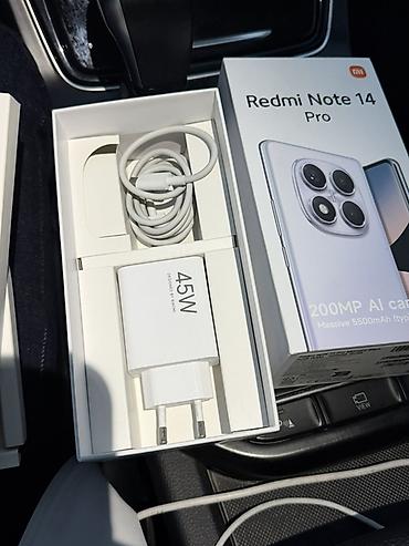 xiaomi видеорегистратор: Redmi, Redmi Note 14 Pro, Б/у, 256 ГБ, цвет - Черный, 2 SIM — 2
