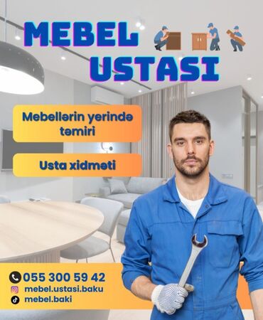 Mebellərin təmiri, bərpası: Mebellərin təmiri, bərpası lalafo.az -da Mebellərin təmiri, bərpası: Mebellərin təmiri, bərpası