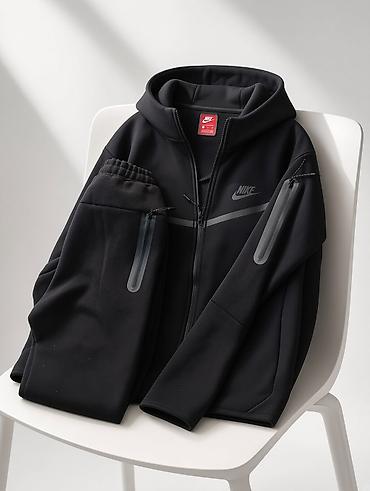 Спортивный костюм Nike Tech Fleece (черный) - Комплект: худи на