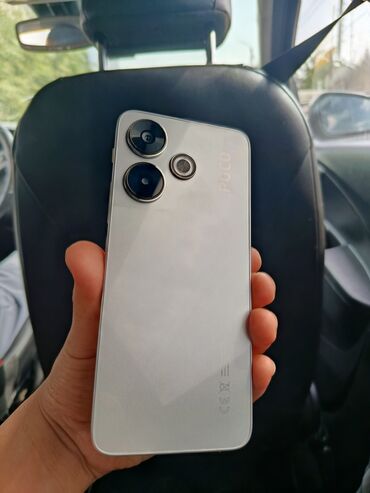 теле: Poco M6, Жаңы, 256 ГБ, түсү - Күмүш, 2 SIM