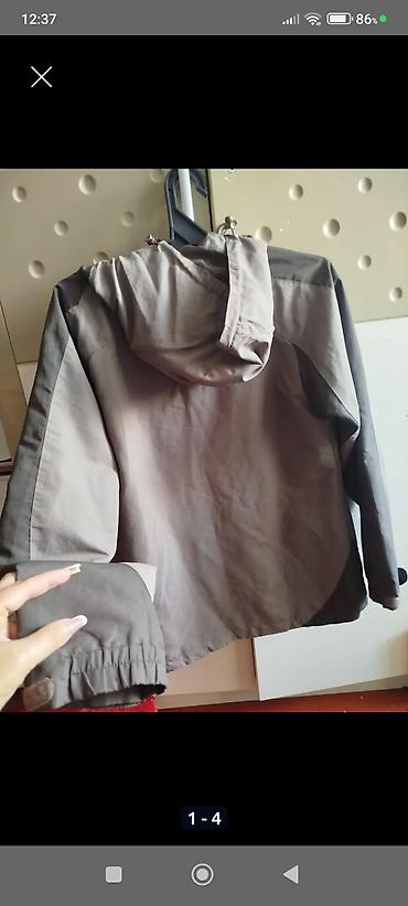 payız geyimləri: Kişi üçün yüngül küləkkeçirməz jaket - Rəng: bozun iki tonu (açıq və — 1