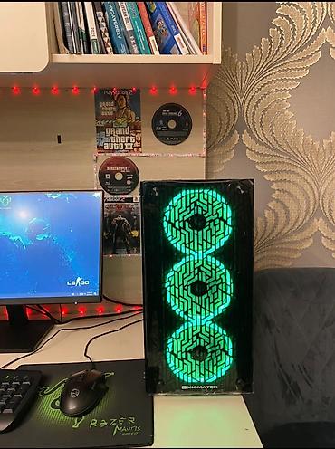 monitor asus: TƏCİLİİ SATILIR!!!!! ELİMYANDİİ!!! Gaming PC komplekti – RGB işıqlı — 10