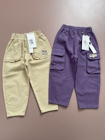 штаны для детей: 💥Штаны для девочек💥 размеры на 1-2-3-4-5 лет цена 575 сом😍 Есть