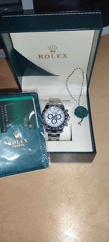 Qol saatları: Rolex Cosmograph Daytona (ağ siferblat, qara bezel). Barter yada — 3