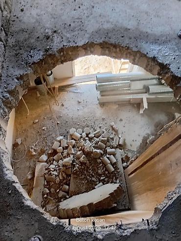 Beton işləri: Beton kəsmə və deşmə xidməti - Armaturlu/armatursuz beton — 8