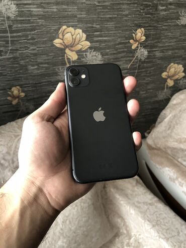 iphone 11 dubay: IPhone 11, 64 GB, Qara, Simsiz şarj, Face ID