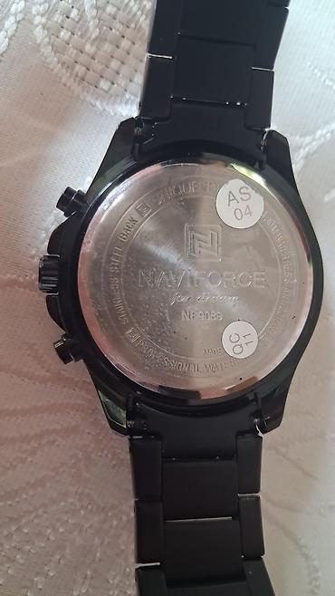 Наручные часы: NaviForce kişi qol saatı – metal korpus və metal qolbaq, qara rəng. - — 3