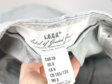 dzwony mango: H&M L.O.G.G., Spodnie materiałowe damskie, rozmiar M — 4