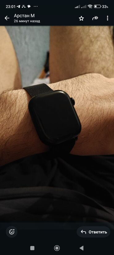 часы оптом и розница: Спорттук сааттар саат, Apple (Apple Watch), Эркектердики, Жаңы