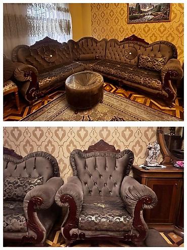 bagca mebel: ❤️Kunc divan ve kreslo ✅Satilir 450 azn. ✅Jurnal m.daxil — 1