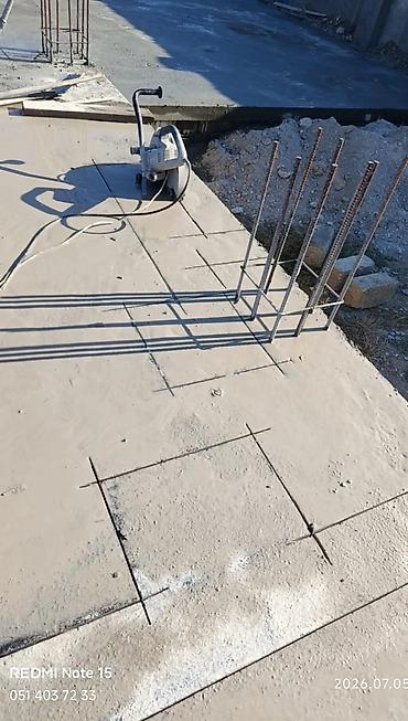 Beton işləri: Beton kəsmə xidməti - Divar, döşəmə və tavanlarda dəqiq və səliqəli — 13