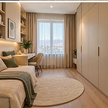 flat osh: 2 комнаты, 68 м², 8 мкр Элитка, 6 этаж, Свежий ремонт — 4