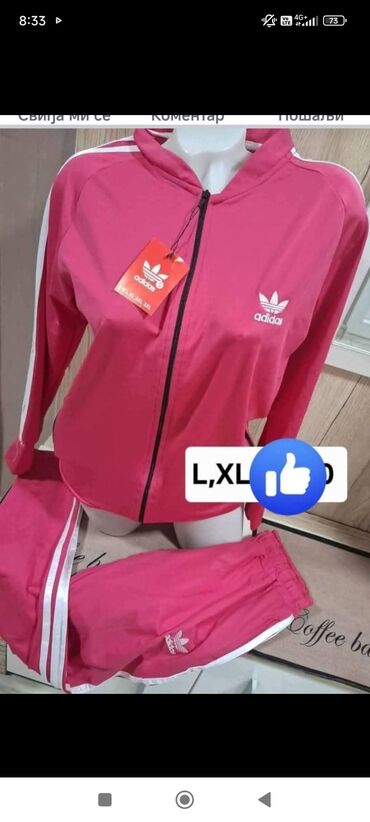 Trenerke: Komplet, M, Nike, bоја - Crna, Pamuk — 14