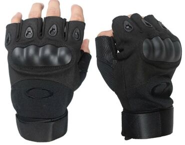 тактические перчатки бишкек: Продаются!!! Тактические беспалые перчатки Oakley с костяшками. Цвет