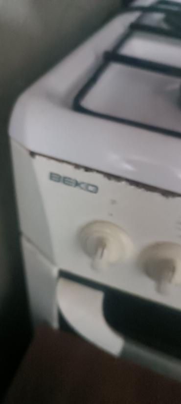 котёл печка: Комбинированная плита, Beko, Б/у, Напольная, Механическая — 2