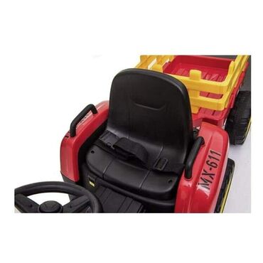 Dečiji električni automobili: Traktor sa prikolicom na akumulator XMX611 Boja:zelena/crvena/plava — 12