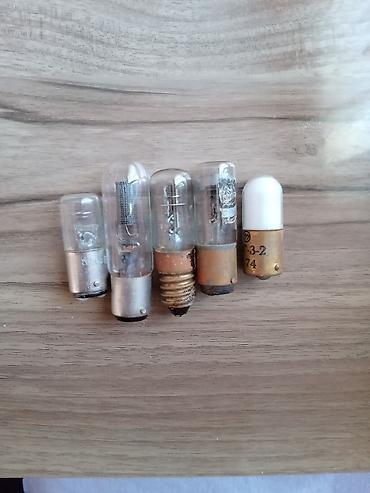 İncəsənət və kolleksiyalar: Məhsul: Köhnə tip müxtəlif ölçülü miniatür lampa/kapsul lampalar — 2