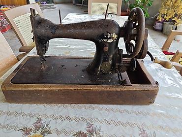 trade: Məhsul: Singer tikiş maşını (əl qolu ilə fırlanan, antik model) — 6
