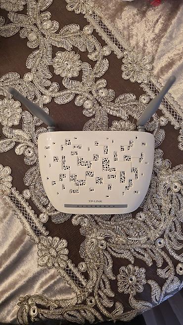 kabelsiz modem: TP-Link Wi‑Fi router - Model: TP-Link (2 antenalı) - İkili xarici — 1
