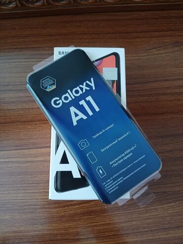 galaxy a11: Samsung Galaxy A11, 32 GB, rəng - Qara, Barmaq izi, Face ID