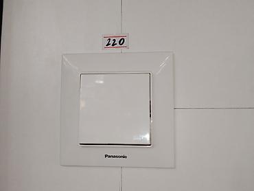 Выключатель Panasonic, клавишный, одномодульный. - Цвет: белый at lalafo.kg Выключатель Panasonic, клавишный, одномодульный. - Цвет: белый