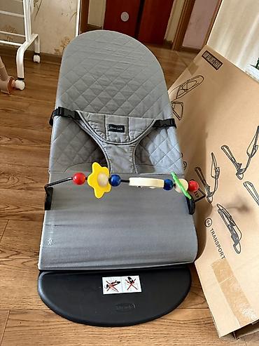 шезлонг: Детское шезлонг‑кресло-качалка Baby Balance Chair 100%ХБ - — 2