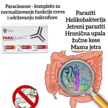 20 oglasa | lalafo.rs: Očistite creva od parazita. PARACLEANSE antiparazitni detox