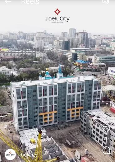 бишкек жер уй квартира: 1 бөлмө, 48 кв. м, 108-серия, 6 кабат, ПСО (өзү оңдоп түзөтүп бүтүү үчүн)