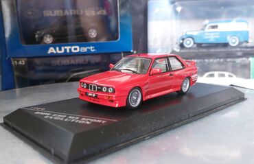 bmw kupe: Коллекционная модель BMW M3 E30 Sport Evolutiom Red 1989 White Box