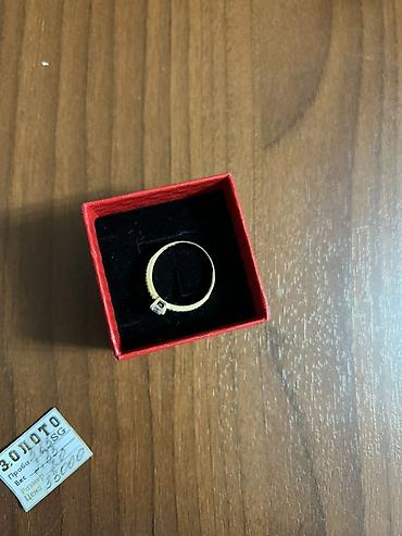 серебро с: Кольцо, Помолвочное, Проба 585, Женские, Новый — 3