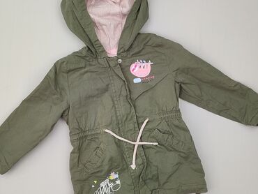 rozowe spodnie adidas: Transitional jacket, 1.5-2 years, 86-92 cm, condition - Very good