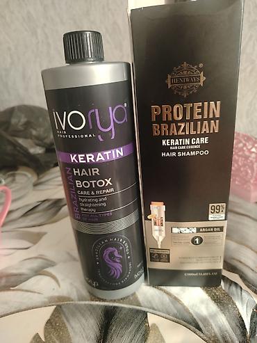 gumuw dest: Məhsul: Saç baxımı üçün Keratin dəsti - Ivorya Hair Professional — 1