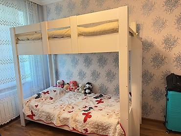 Мебель: Uşaq otağı üçün iki mərtəbəli çarpayı 1.90 hundurluy eni 1 uzunlug — 4