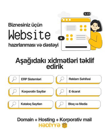 Tikinti və təmir: SEO, Veb saytların hazırlanması | Domen, Hosting