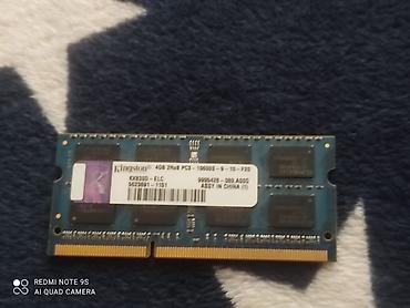 ddr3 4 gb ram for laptop: Ram satılır işləyir 4GB 10 AZN işlənmiş — 1
