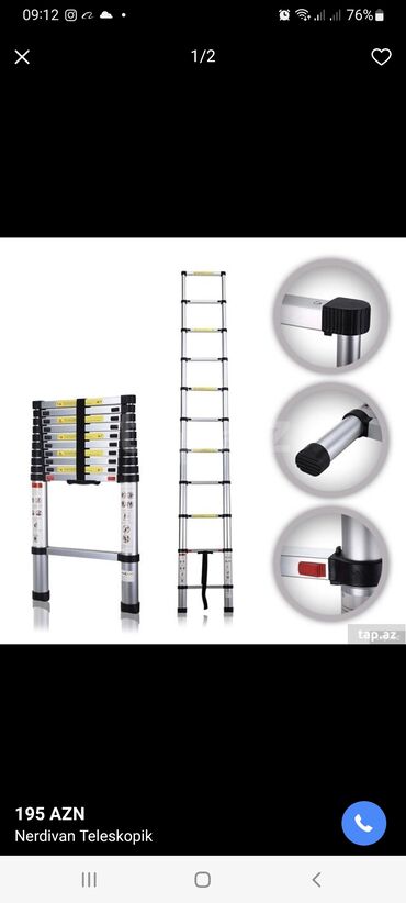 Nərdivanlar: DİQQƏT: Mağaza deyil.Anbar şirkət satışıdır.Hər çeşiddə Nərdivanların — 4