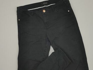 czarne t shirty oversize damskie: Jeansy, Reserved, XL, stan - Zadowalający