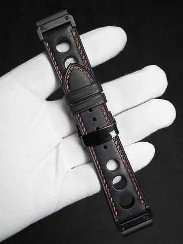 Ремешки, браслеты для часов: Ремешки для Garmin из кожи, ручная работа. 22, 26 мм Есть в наличии и — 9