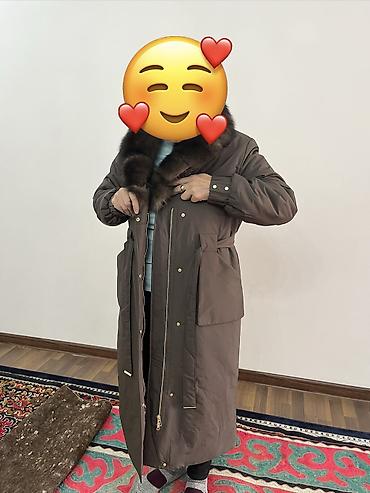 Пальто: Пальто, Классика, Осень-весна, Ангора, Длинная модель, Двубортная модель, 2XL — 15