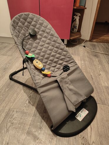chicco люлька: Детский шезлонг, Качалка, Железо, цвет - Серый