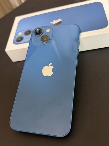 айфон 13 мини новый цена: IPhone 13, Колдонулган, 128 ГБ, Blue Titanium, Куту, 84 %