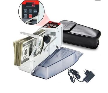 маленький бизнес: Портативная Машинка для счета денег Bcash V40, Работает от батареек и