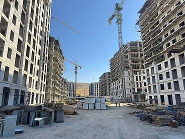 Продажа квартир: 2 комнаты, 80 м², Орто-Сай с. Элитка, 6 этаж, ПСО (под самоотделку) — 6